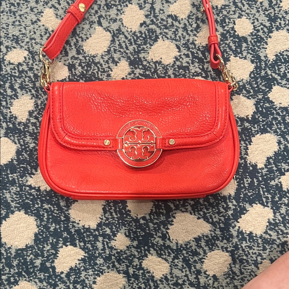 Tory Burch Vibrant Red Crossbody Bag